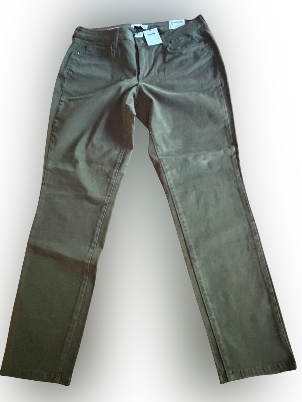 Sonoma Women’s Super Soft Stretch Jeans Curvy Skinny Pine Ridge color NWT